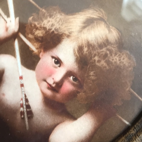 Cupid Awake By Parkinson True Antique Art - Picture 2 of 7